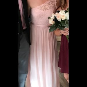 One Shoulder Lace Dress